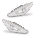 Front Turn Signal Side Marker Light For Bmw X5 E70 2007 2014 X3 F25 2011 2015 X6 E71 2008 Clear Lens Lh And Rh Pair 63137171007 