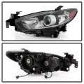 Acanii For Halogen Model 2014-2017 Mazda 6 Factory Style Projector Headlight Headlmap Assembly Left Driver Side