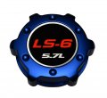 Vms Racing Blue Oil Cap Ls6 5 7l In Billet Aluminum Compatible With Chevy Chevrolet Corvette Z06 01 02 03 04 2001 2002 2003