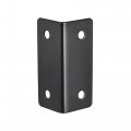 Uxcell Corner Brace Angle Bracket Fastener Stainless Steel L Shape 26 5mmx26 5mmx60mm Black With Screws 2 Pcs
