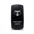 Ch4x4 Rocker Switch Raccoon Lights Symbol White Led