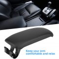 Black Leather Center Console Armrest Lid Cover Fit For Audi A3 8p A5 2003 2004 2005 2006 2007 2008 2009 2010 2011 2012 2013