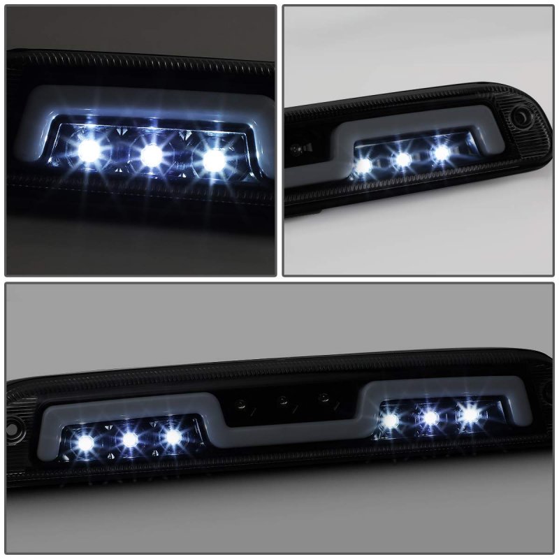 Smoked Lens Red Led Third Brake Light High Mount Stop Lamp For 1993 To 2011 Ranger 3bl-ztl-002-sm Sequential Pattern Cargo