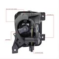 Front Bumper Driving Fog Lights With Wiring Harness And Switch Compatible Dodge Ram 1500 Truck 13-18 Driver Passenger Side