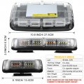 Leelosp 3 Pack Roof Top Strobe Light Bar 48 Led Warning Magnetic Base Flashing Emergency Safety Beacon Lamp For Construction