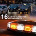 Leelosp 3 Pack Roof Top Strobe Light Bar 48 Led Warning Magnetic Base Flashing Emergency Safety Beacon Lamp For Construction