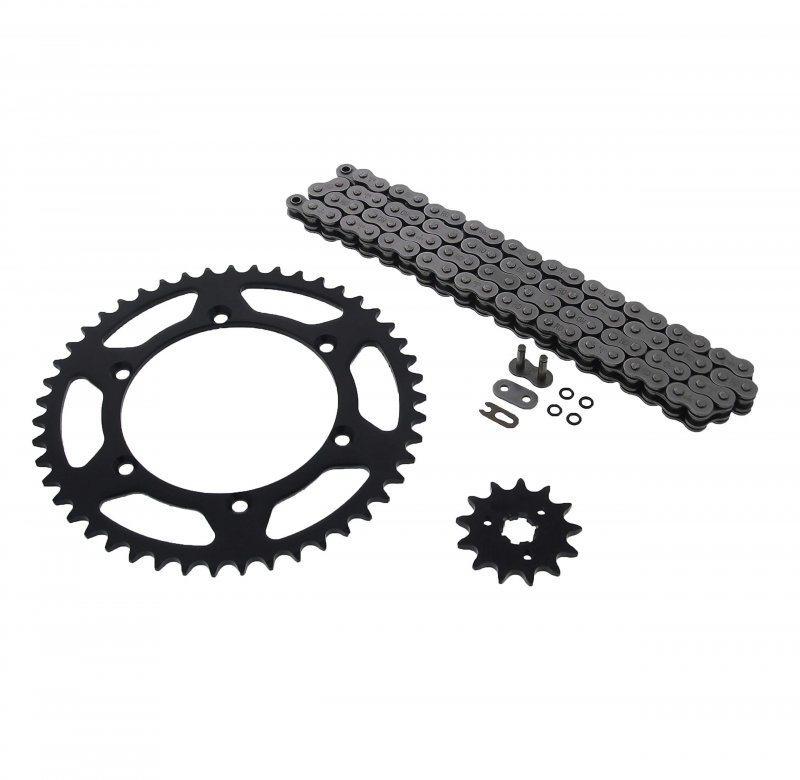 Kawasaki Kx125 O Ring Chain And Sprocket Kit 2004 2005 2006 2007 2008 Black 13 47 114l Steel Front Rear Sprockets