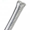Electriduct 1 4 Chrome Xc Metallic Expandable Braided Sleeving Flexible Wire Mesh Cable Sleeve 125 Feet 