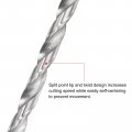 Uxcell 8mm Twist Drill Bits High-speed Steel Straight Shank Extra Long Bit 200mm Length For Wood Plastic Aluminum