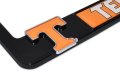 Elektroplate Officially Licensed A University Of Tennessee Black Metal License Plate Frame With 3d Logos Affixed Premium Car 