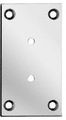 C R Laurence V3ch Crl Chrome Vienna 037 537 Series Wall Mount Full Back Plate 