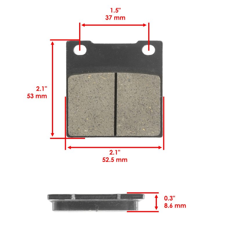 Rear Brake Pads For Suzuki Gsx750f Katana 750 1989 1990 1991 1992 1993 1994-2006 Mod-ztf1-18060