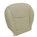 Front Driver Side Bottom Replacement Leather Seat Cover Beige For Kia Sorento 2011 2012 Microfiber Perforated Insert Fits Power 