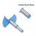 Uxcell Forstner Drill Bits 55mm Tungsten Carbide Wood Hole Saw Auger Opener Woodworking Hinge Drilling Boring Bit Cutter Blue