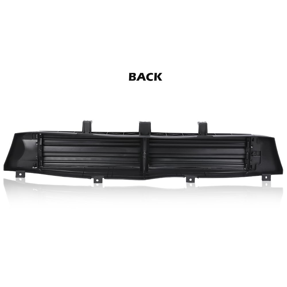 Front Bumper Grille Shutter For Buick Lacrosse Sedan 2014 2015 2016 Fits 26202080 Gm Black Plastic Replacement Part Without