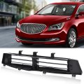 Front Bumper Grille Shutter For Buick Lacrosse Sedan 2014 2015 2016 Fits 26202080 Gm Black Plastic Replacement Part Without