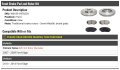 Front Semi Metallic Brake Pads And Rotor Kit For 2007-2014 Ford Edge