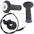 Throttle Accelerator Handle Grip Cable For 7 8in Handlebars Fits 50cc To 190cc 4 Stroke Engine Motorcycle Pit Dirt Pocket Mini 