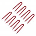 Uxcell Ic Puller Chip Extractor Stainless Steel With Insulated Vinyl Grip U Type Red 8 Pack