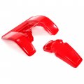 Hecasa Front And Rear Fender Compatible With 1983-1984 Honda Atc250r Mud Guard Flaps Plastic Red