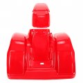 Hecasa Front And Rear Fender Compatible With 1983-1984 Honda Atc250r Mud Guard Flaps Plastic Red
