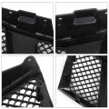Antuko Mesh Middle Grille Front Bumper Grill Kit Assembly Gloss Black Replacement For 2005 2006 2007 2008 Frontier