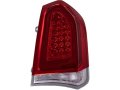 Right Passenger Side Led Tail Light Assembly With Chrome Trim For 2015-2019 Chrysler 300