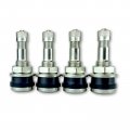 Haltec Pack Of Four Tr416 1 25 Inch Nickle Plated Brass Clamp In Valve Stems For Wheels With 0 453 Or 625 Holes Tv-416 