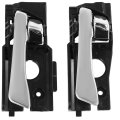 Interior Front Rear Driver Left Door Handle Replacement Fit 2012-2017 For Hyundai Accent 92193 82610-1r010-cr 826101r010cr 