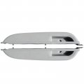 Pack Of 2 Grey Gray Fornt Left Driver And Right Passenger Side Inner Interior Door Armrest Pad Handle Panel 