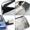 Chrome Side Mirror Cover Caps For 2015 2020d F150 Abs Replacement Covers For Xl Xlt Lariat King Ranch Raptor Platinum Limited 2 