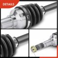 A-premium Cv Axle Shaft Assembly Compatible With Yamaha Big Bear 350 Yfm350fw 4x4 1989-1997 Kodiak 400 Yfm400fw 1993-1998