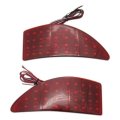 Usonline911 Smoke Len Led Rear Bumper Brake Light Lamps For 2006-2013 Lexus Is250 Is350 Jdm