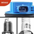 A-premium Ignition Coils And Spark Plugs Kits Compatible With Ford F-150 2011-2016 Mustang 2011-2015 5 0l 8-pc Set