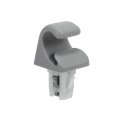 X Autohaux 2pcs Gray Car Plastic Sun Visor Hook Clip Bracket Retainer 74348-33040 For Toyota 4runner Corolla Matrix Rav4 Land
