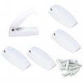 X-haibei 5 Pack Rv Baggage Door Catch Camper Trailer Storage Latch Hook Holders Travel Room 