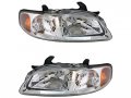 Headlight Assembly Set Of 2 For 2000-2003 Nissan Sentra Gxe 