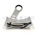 Httmt Mt360-06- Motorcycle Chromed Vertical Curved Mount License Plate Bracket Tag Holder Compatible With 2006-2012 Yzf-r6