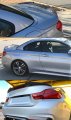 M4 V Style Carbon Fiber Trunk Spoiler Wing Compatible With 2014-2020 Bmw F33 4 Series F83 Convertible