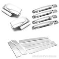 Erush Chrome Combo Set For 2008-2013 Rogue Pillar Mirror Handles With Smart Key Cutouts 