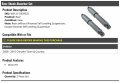 Rear Shock Absorber Set Of 2 Compatible With 2008-2016 Chrysler Town And Country Without Nivomat Self Leveling Suspension
