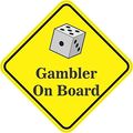 4 5in X Dice Gambler On Board Bumper Magnet Car Magnetic Magnets By Stickertalk 