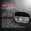 Driving Fog Lights Lamps Replacement For Chevy Silverado 2003 2004 2005 2006 2007 All Models Avalanche 2002-2006 Without Body