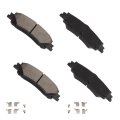 Rear Ceramic Disc Brake Pad Set D2439 For 2022 2023 Lexus Lx600 Toyota Tundra And Sequoia 3 4l 4 Piece With Hardware 
