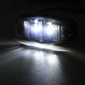 Ocpty 2led Side Marker Light 8pcs White Smoke Lens Trailer Lamp Stop Turn Tail Fit For Boats Van Truck Pickups 12v Waterproof