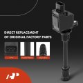 A-premium Set Of 6 Ignition Coil Pack And Iridium Spark Plugs Compatible With Nissan Maxima 2000-2001 Infiniti I30 3 0l