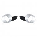 Wflnhb 2pcs Fog Lights Covers Replacement For Toyota Highlander 2008-2010 Lamps Trims Driver And Passenger Side