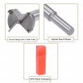 Uxcell Forstner Drill Bits 26mm Tungsten Carbide Wood Hole Saw Auger Opener Woodworking Hinge Drilling Boring Bit Cutter Gray