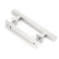 Smartstandard 12 Pull And Flush Square Door Handle Set Stainless Steel Sliding Barn Hardware 