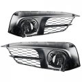 Compatible With 2016-2017 Honda Civic Sedan Pair Fog Lights Clear Lens Wiring Kit Included Pls See Product Description For
